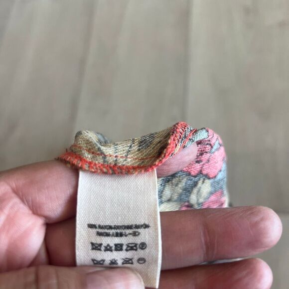 Free People Tallula Cherry Combo Dress Size Large Mini Boho - Picture 8 of 10